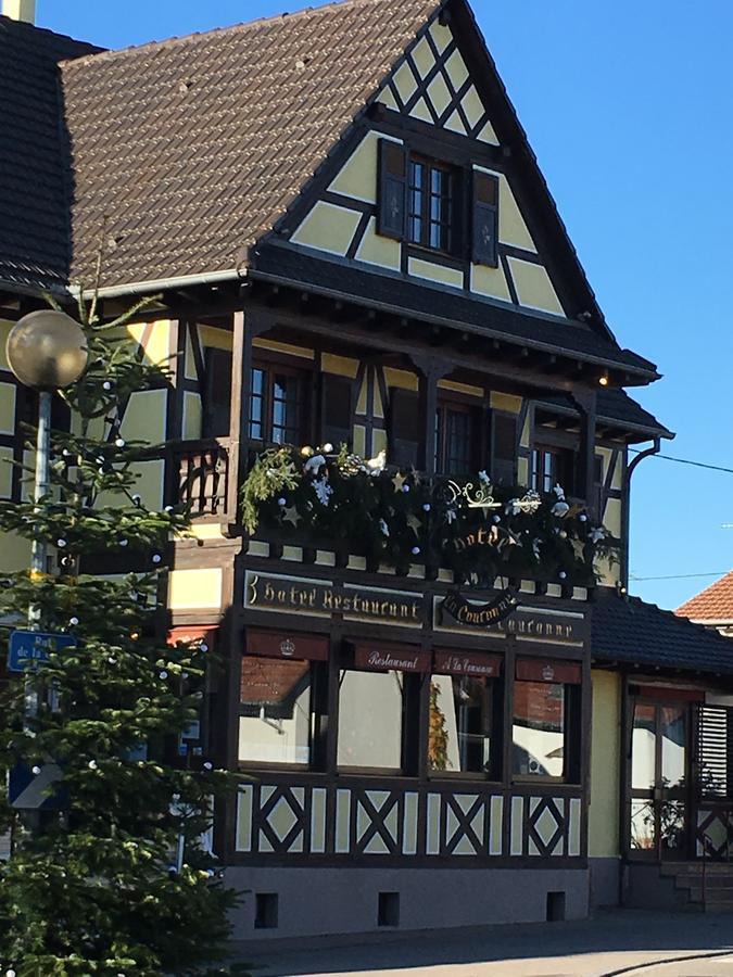 Hotel-Restaurant A La Couronne Kilstett Kültér fotó